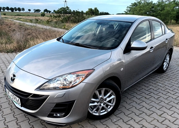 Mazda 3 cena 21500 przebieg: 173000, rok produkcji 2009 z Wschowa małe 379